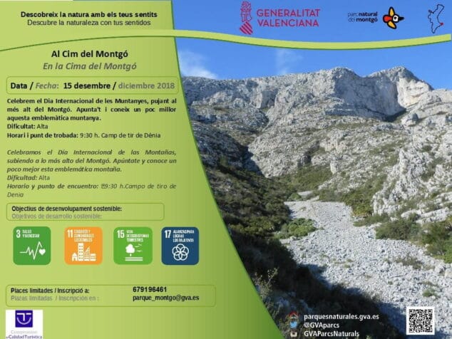 subida a la cima del montgo