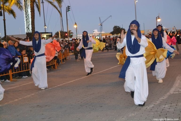Cabalgata Reyes Magos Dénia 2019 - Ballet caramelos