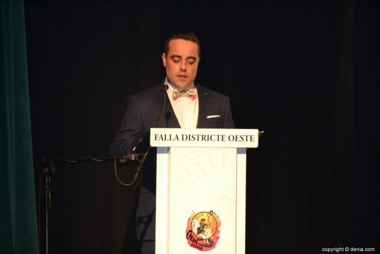 Presentación Oeste 2019 - Presentador Javi Jiménez
