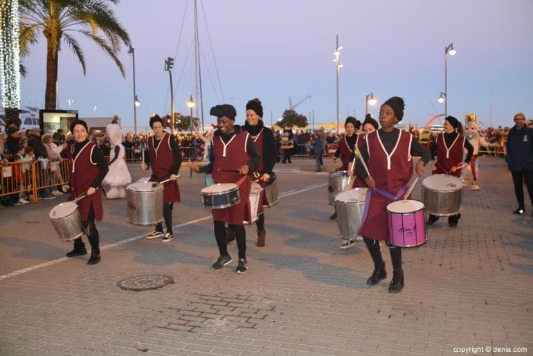 Cabalgata Reyes Magos Dénia 2019 - Batucada