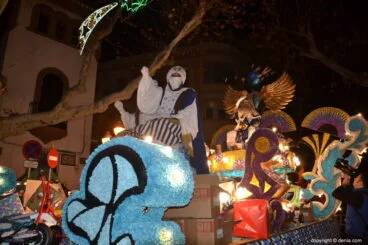Cabalgata Reyes Magos Dénia 2019 – Carroza de Melchor