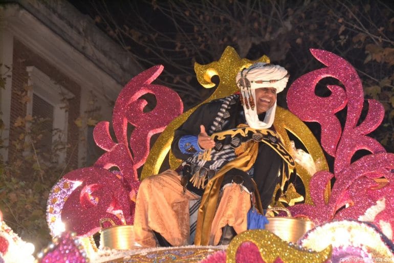 Cabalgata Reyes Magos Dénia 2019 - Carroza de Baltasar