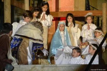 Cabalgata Reyes Magos Dénia 2019 – Adoración al niño Jesús
