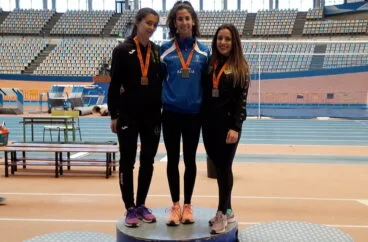 aina fornes en el podio de valencia