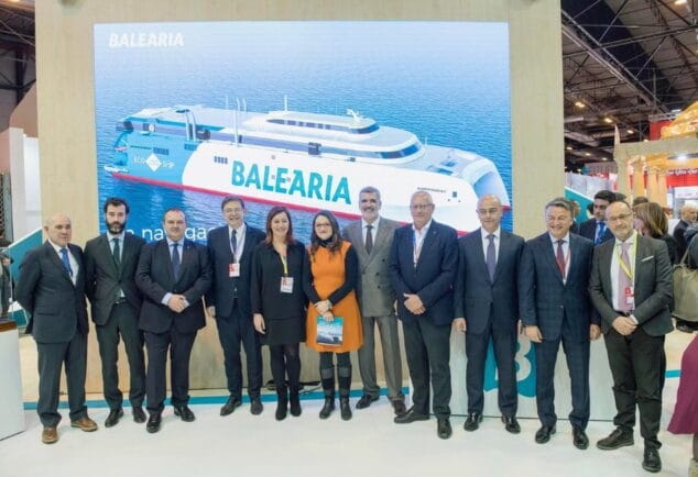 balearia presenta en fitur un nuevo fast ferry