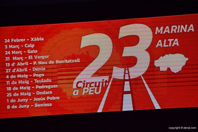 calendario de carreras