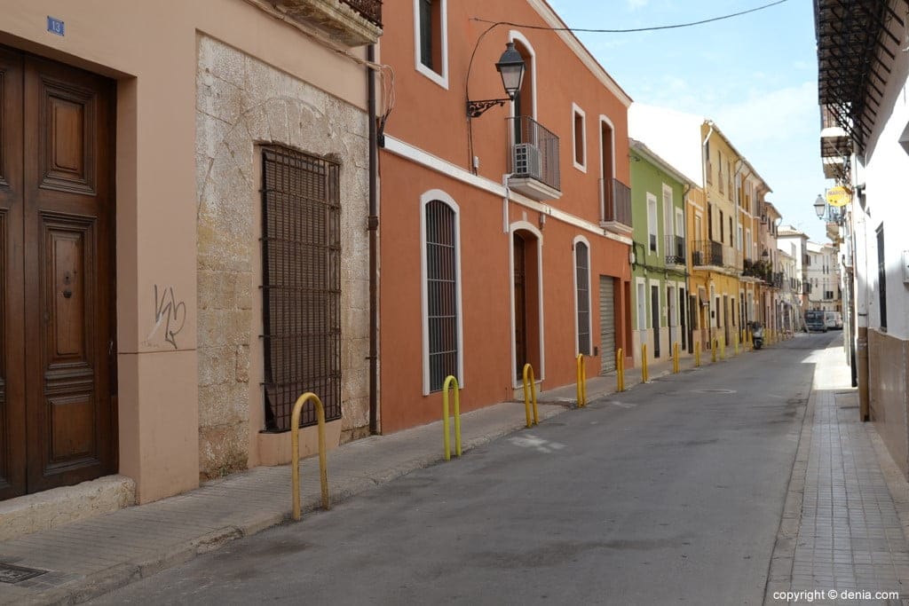 Las obras del gas y del alcantarillado obligan a cortar calles en Dénia esta semana 1 calle mayor de denia