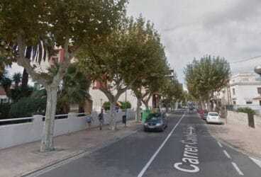 carretera de entrada a denia por les rotes