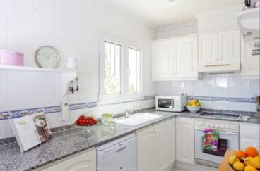 Cocina de la casa vacation villas