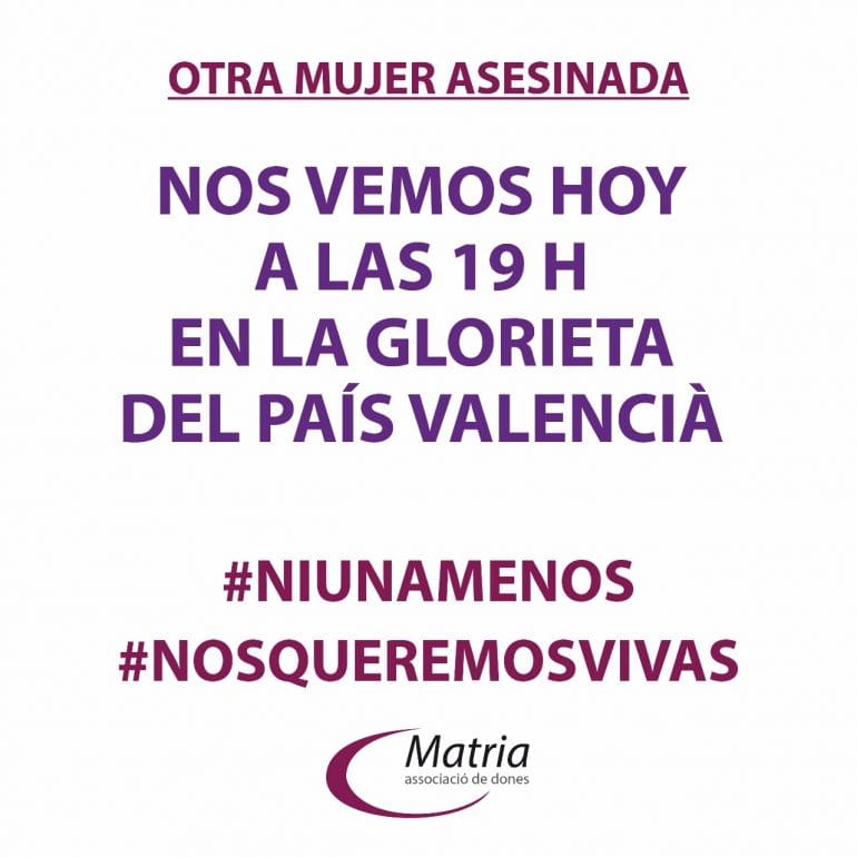 Concentración de Matria en Dénia