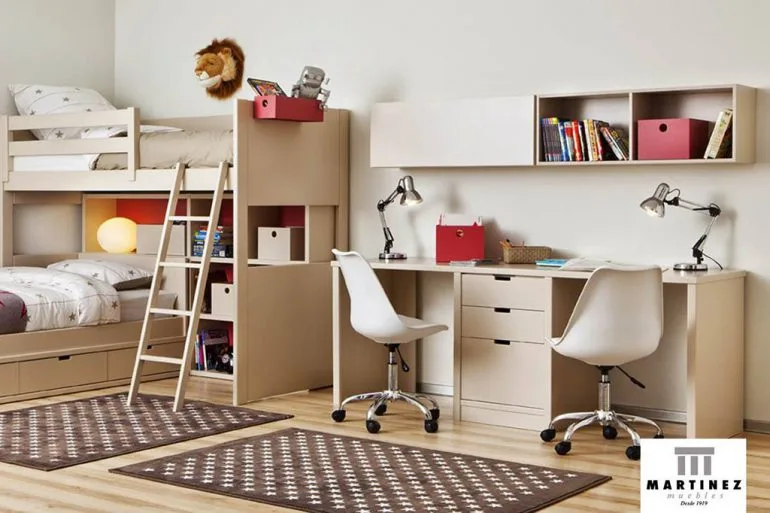 Dormitorios infantiles  Muebles  Martínez
