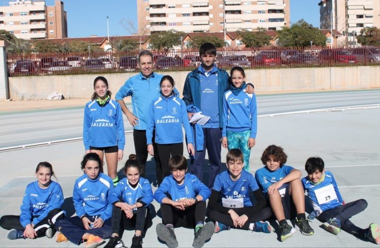 Les équipes d'enfants du CA Baleària
