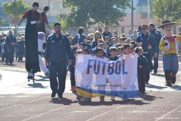 escuela municipal de fubol base de denia en la presentacion de 2017