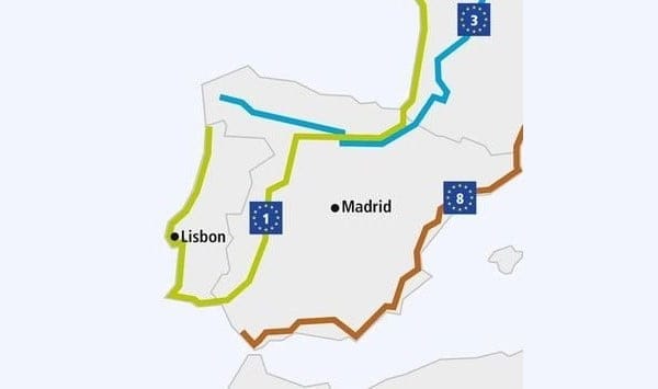 eurovelo a su paso por espana