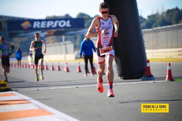 gabriel dolader en el duatlon escolar