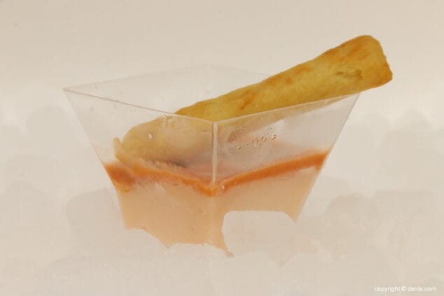 helado de gamba roja de denia