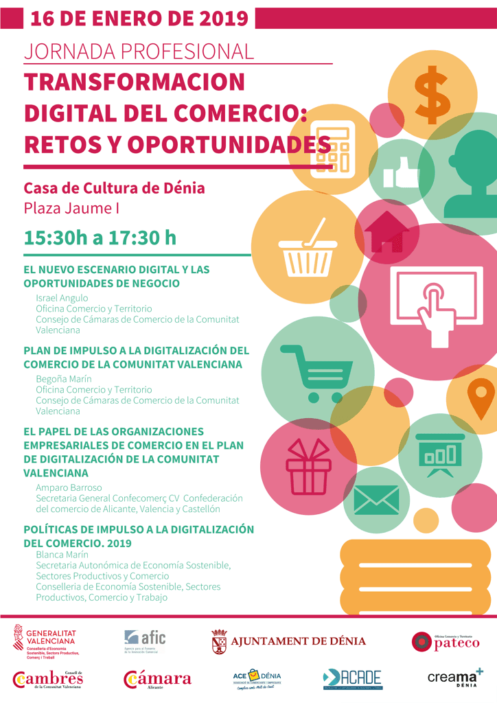 Dénia acoge la jornada 'Transformación digital del comercio: retos y oportunidades' dirigida a profesionales 1 jornada sobre transformacion digital en el comercio