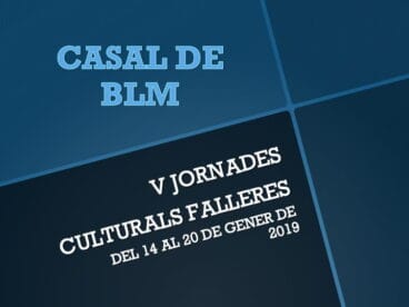 jornadas culturales falla baix la mar
