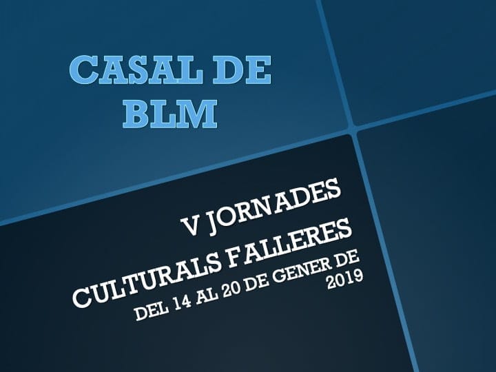 jornadas culturales falla baix la mar