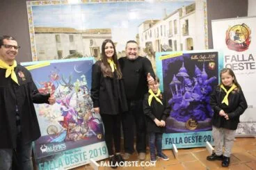 La falla Oeste presenta los bocetos de sus fallas 2019