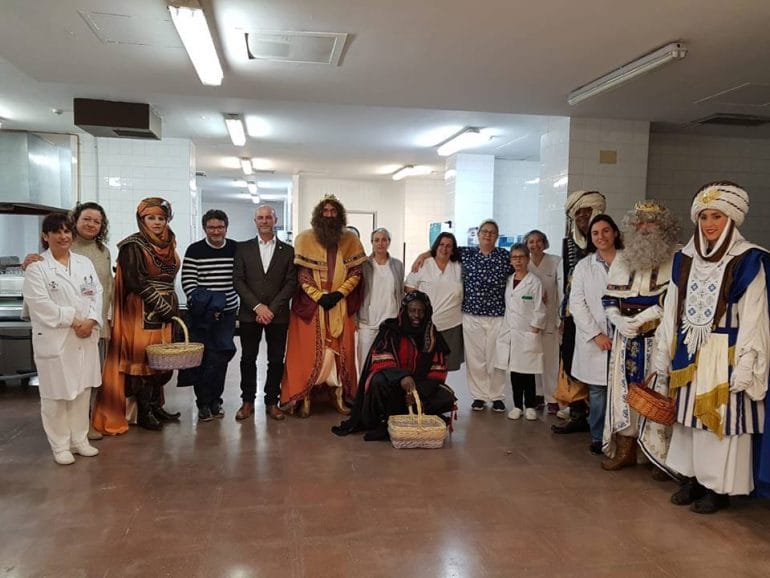 Los Reyes Magos en el Hospital de La Pedrera
