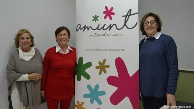 miembros de la asociacion amunt contra el cancer