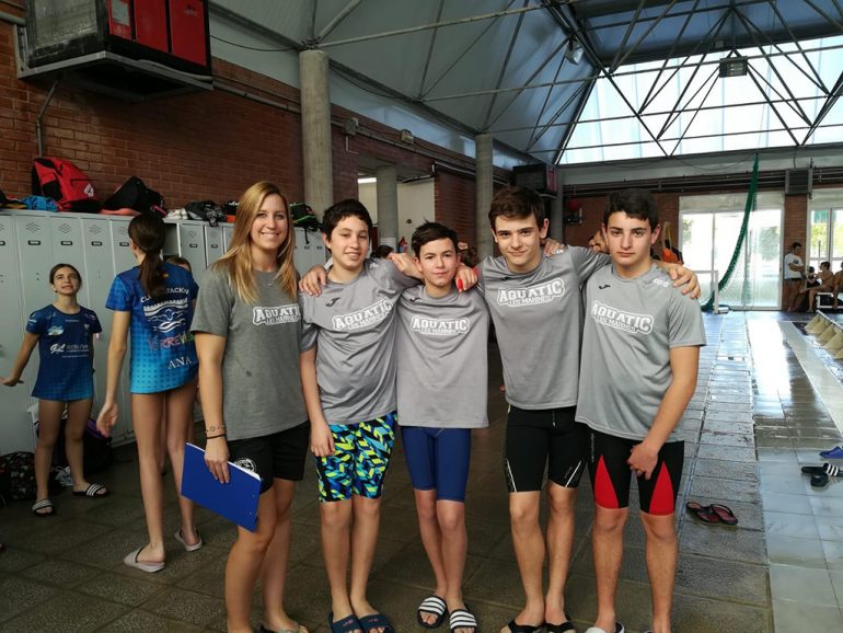 Nadadores del Club Natació Dénia