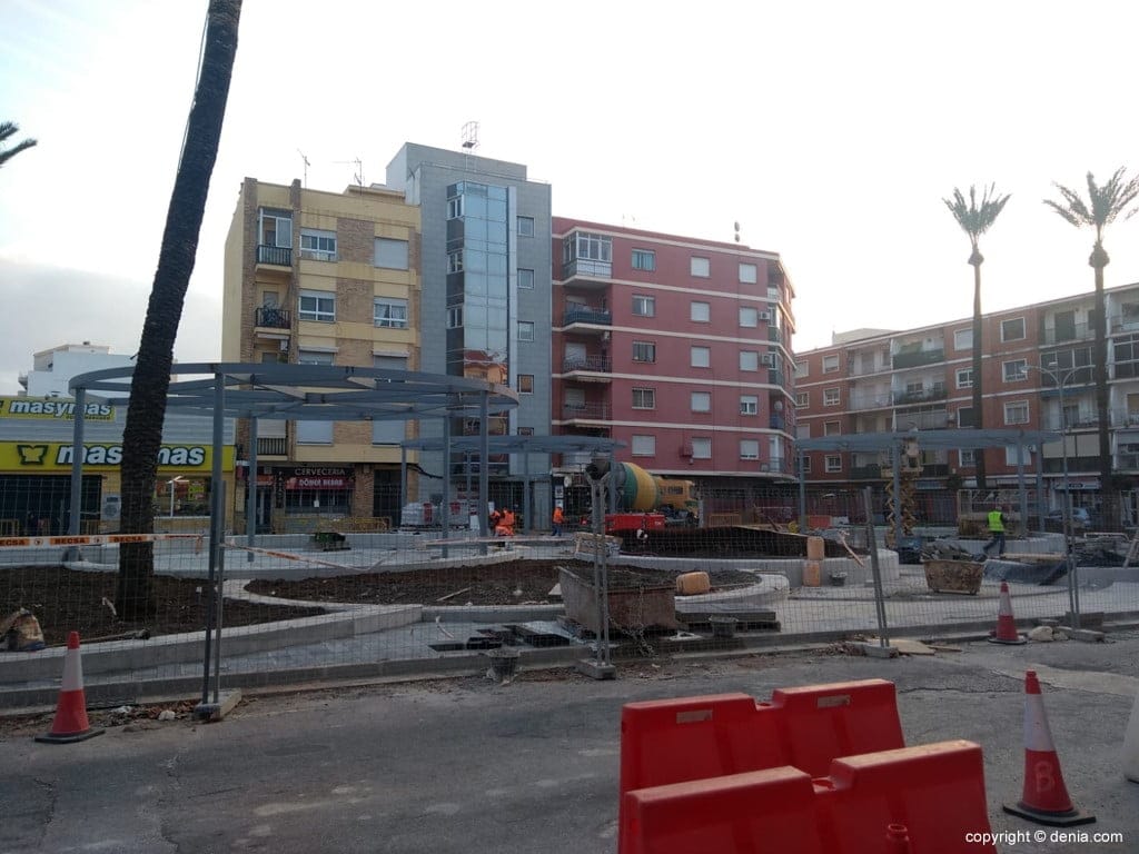 obras en la plaza archiduque carlos