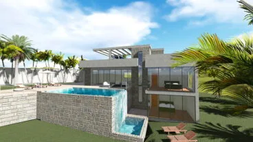 piscina infinita gv arquitecnia