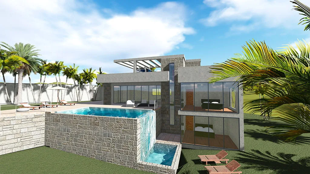 Piscina infinita GV Arquitecnia