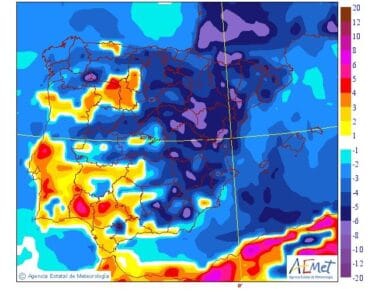 temperaturas que se esperan con la entrada de la masa de aire polar