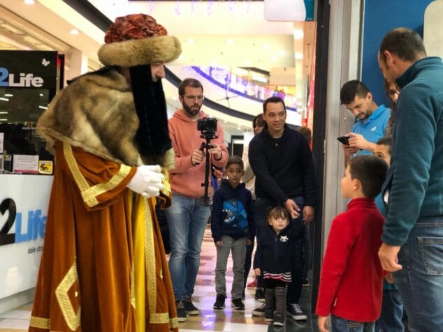 El Cartero Real visitó el Centro Comercial Portal de la Marina 8 visita del cartero real a portal de la marina