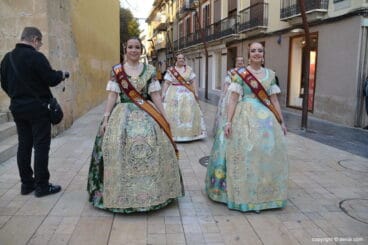 Exposició del Ninot Dénia 2019 – Llegada de la Junta Local Fallera