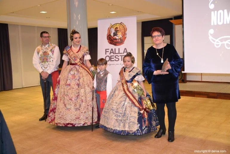 Sopar de Nomenaments Oeste 2019 - Julia García recibe la mención externa
