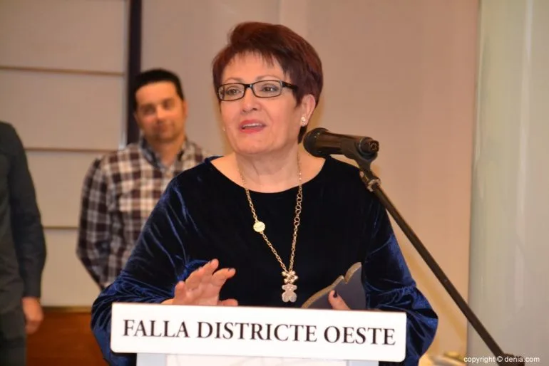 Sopar de Nomenaments Oeste 2019 - Julia García recibe la mención externa