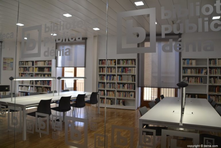 Inauguración nueva biblioteca Dénia - sala de estudio
