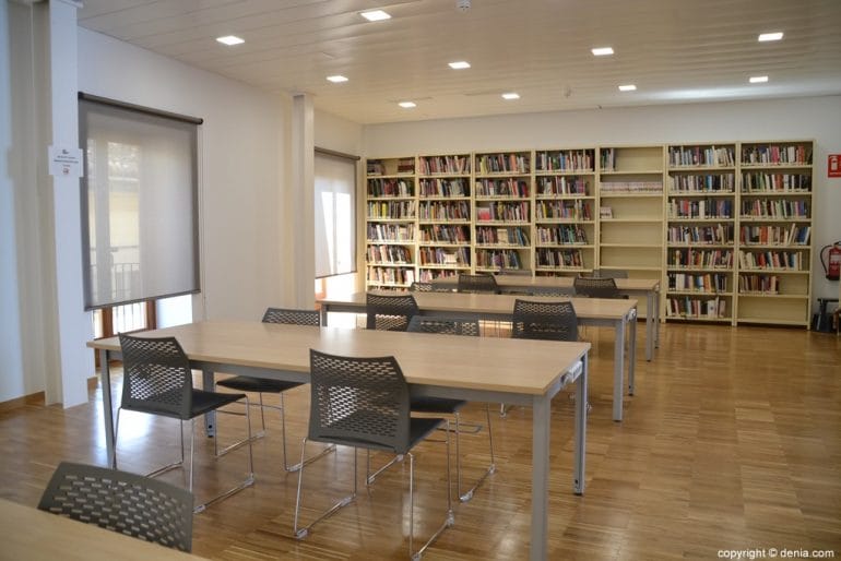 Inauguración nueva biblioteca Dénia - sala de estudio