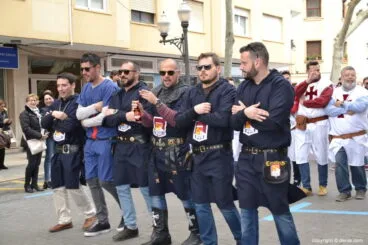 Entraeta primer día Mig Any 2019 – Filà Cavallers