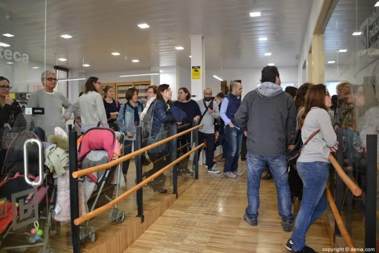 Inauguración nueva biblioteca Dénia - entrada