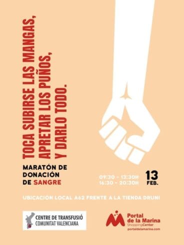 Donación de sangre en Portal de la Marina