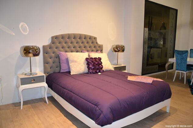 dormitorio exposicion en muebles martinez