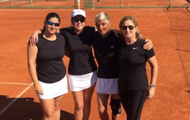 equipo veteranas 40 a del ct denia