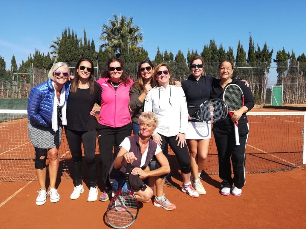 equipo veteranas 40 del ct denia