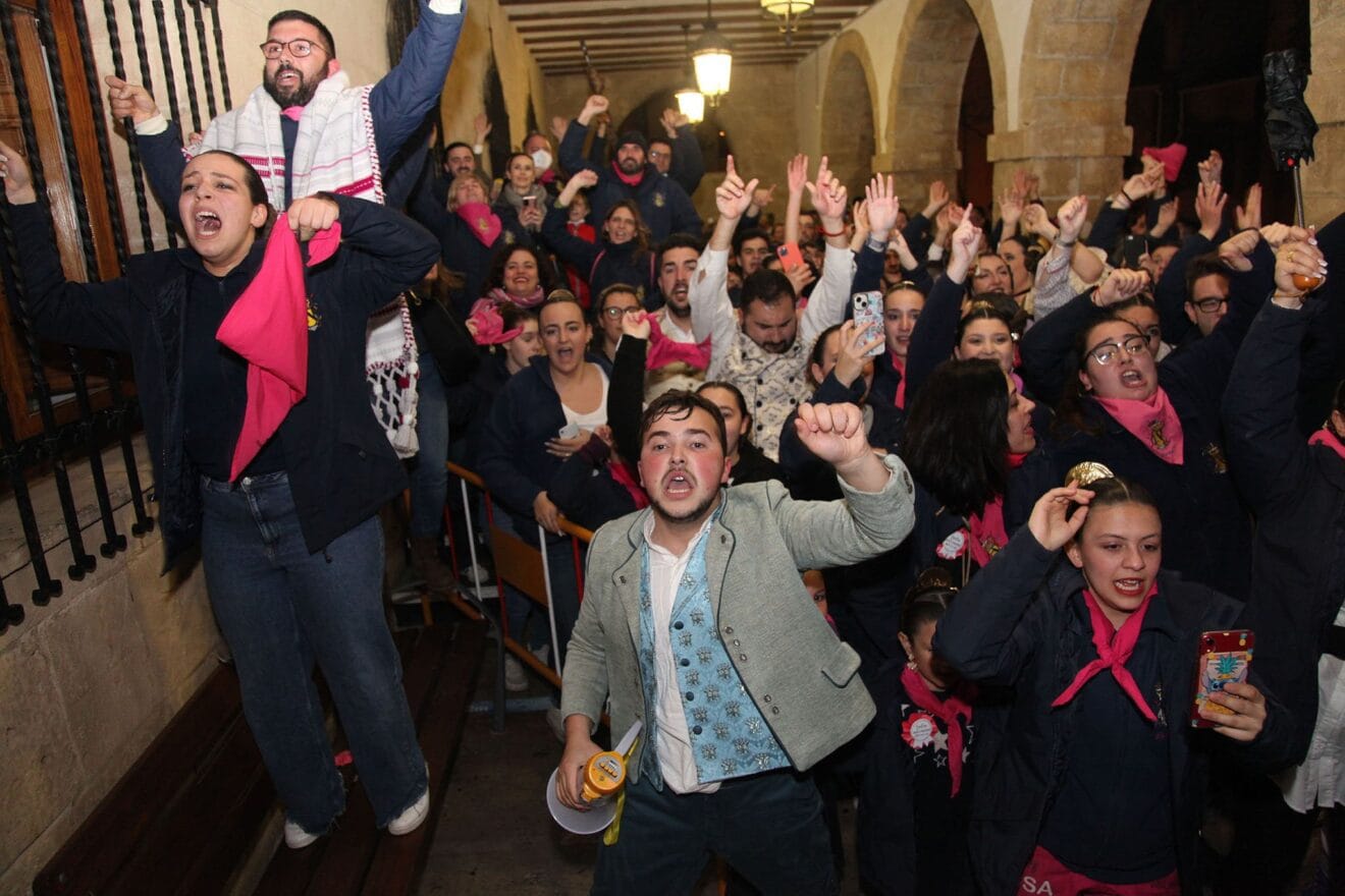 Euforia tras recibir el primer premio