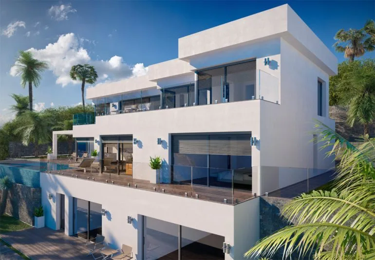 Fachada de Casa Erica en Altea Lucas Graf Projects