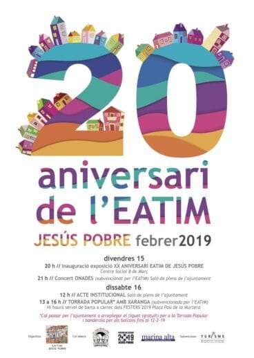 Jesús Pobre celebra su 20 aniversario