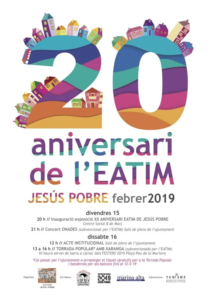 Jesús Pobre cumple 20 años desde su constitución como EATIM 2 jesus pobre celebra su 20 aniversario