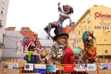 Monumento de la falla Diana en 2022