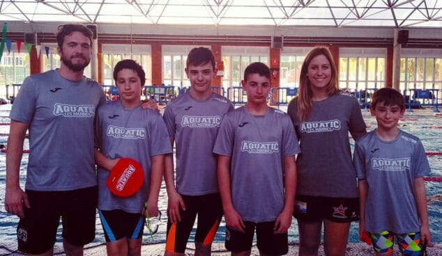 nadadores del club natacio denia en san vicente