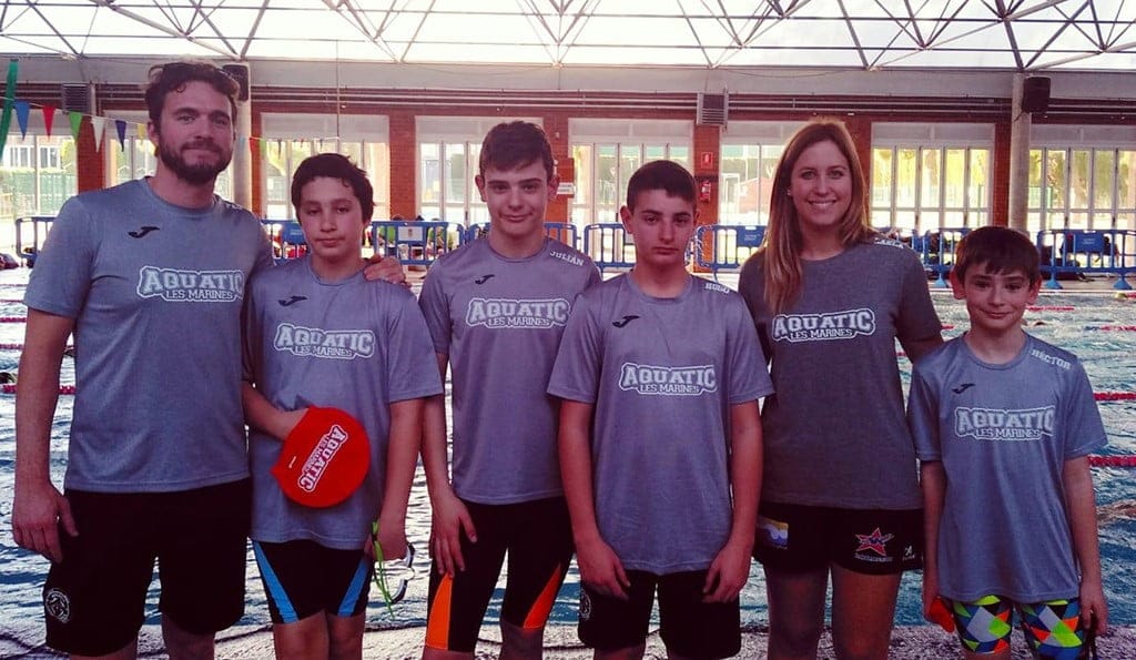 nadadores del club natacio denia en san vicente